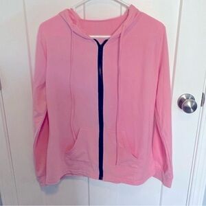 Pink Zip-Up Hoodie large